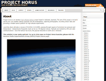 Tablet Screenshot of projecthorus.org